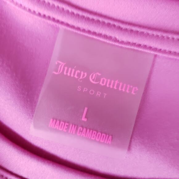 SALE Juicy Couture Sort Perforated Logo Hologram Tank Top Large - Picture 2 of 7